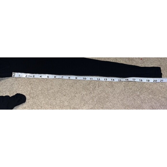 Standard James Perse (1) Small Black Slub Jersey Drape Back Long Sleeve Top - Picture 12 of 14